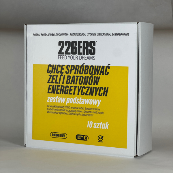 TESTOVACIA SADA - základné balenie energetických gélov a tyčiniek